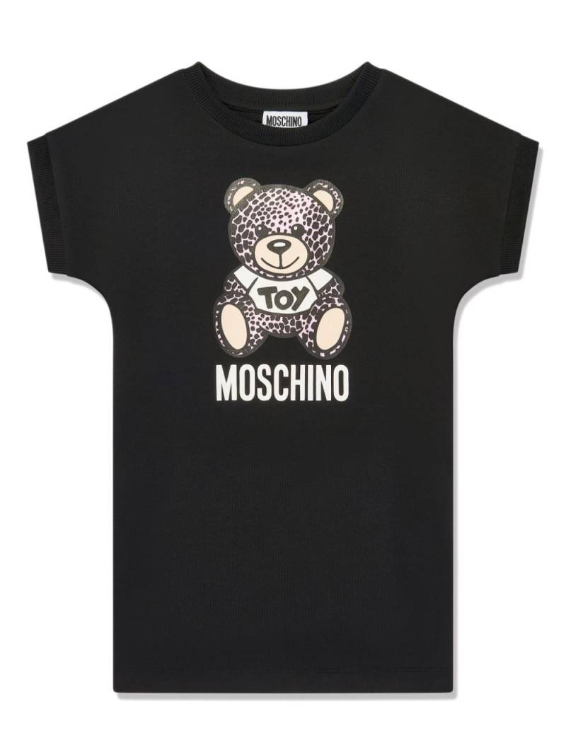 Moschino Kids Teddy Bear T-shirt dress - Black von Moschino Kids
