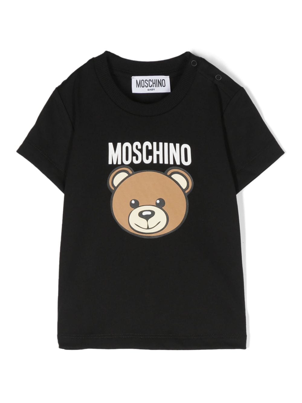 Moschino Kids Teddy Bear cotton T-shirt - Black von Moschino Kids