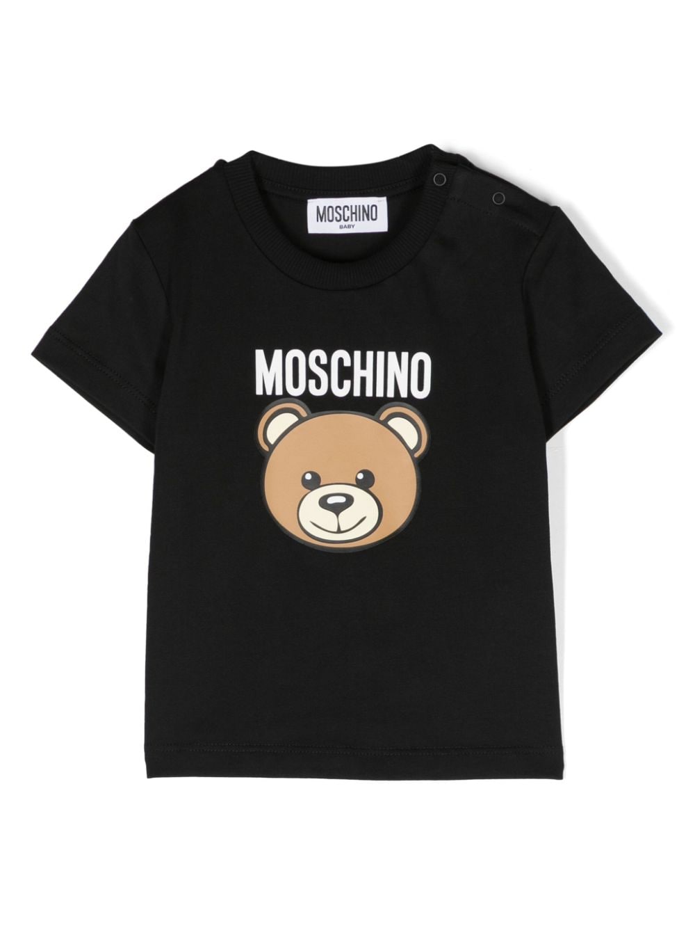 Moschino Kids Teddy Bear cotton T-shirt - Black von Moschino Kids