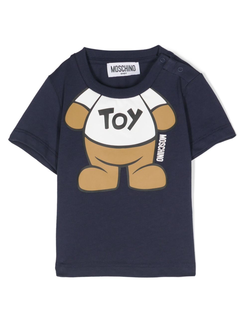 Moschino Kids Teddy Bear cotton T-shirt - Blue von Moschino Kids