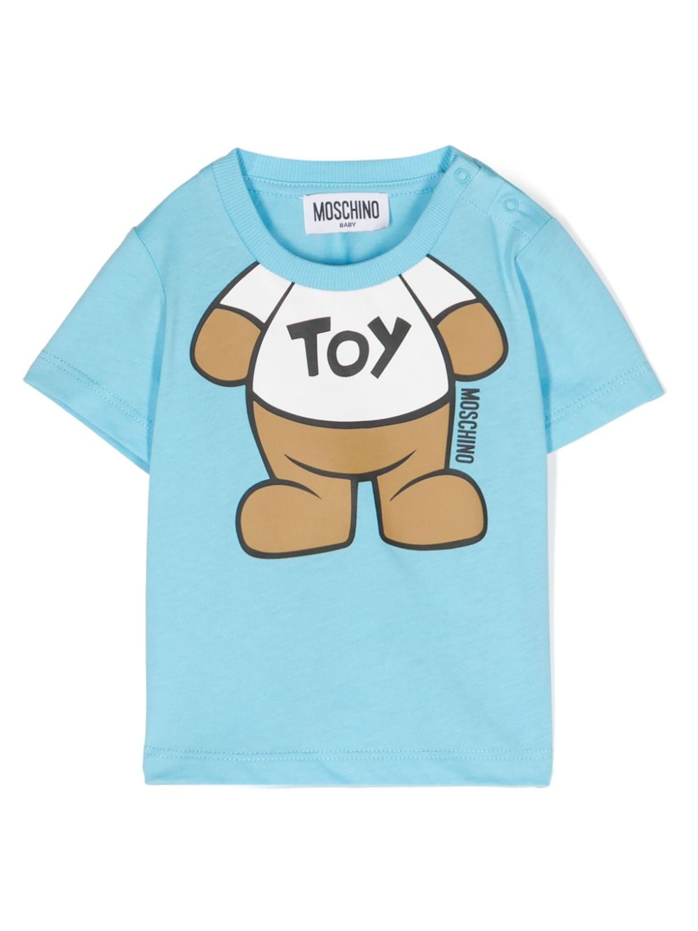 Moschino Kids Teddy Bear cotton T-shirt - Blue von Moschino Kids