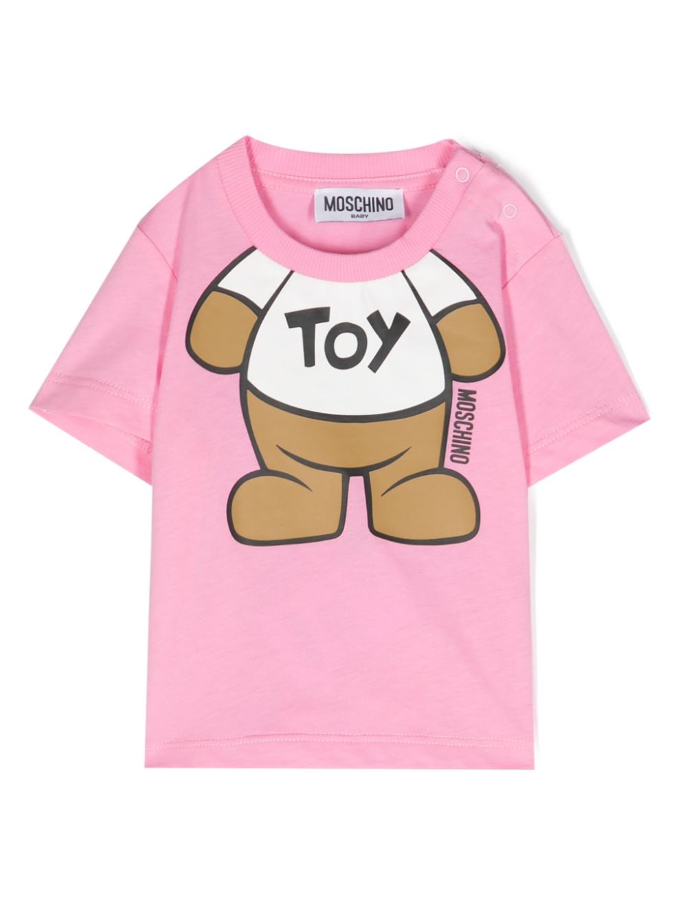 Moschino Kids Teddy Bear cotton T-shirt - Pink von Moschino Kids