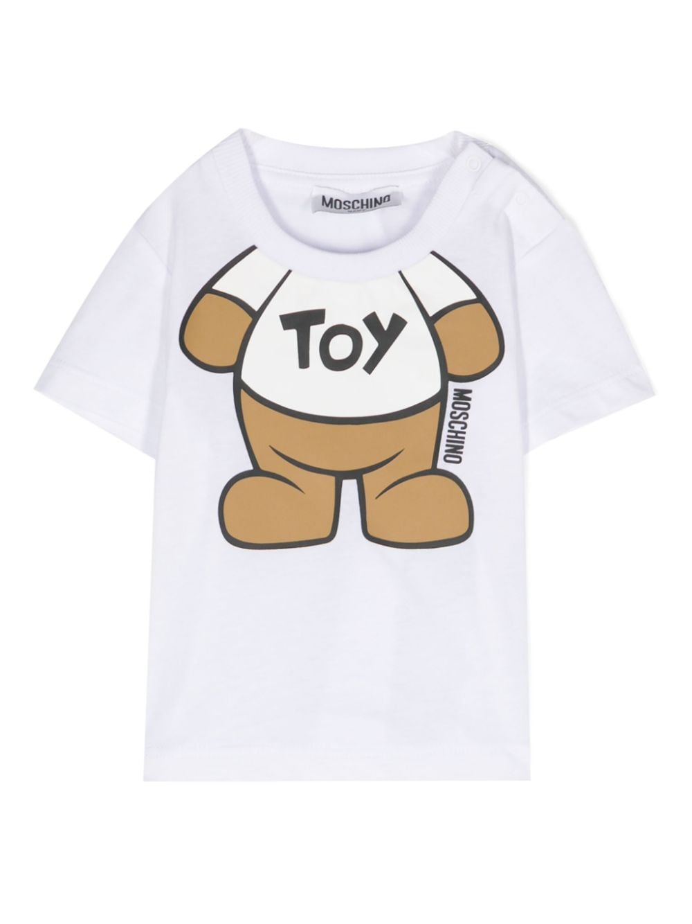 Moschino Kids Teddy Bear cotton T-shirt - White von Moschino Kids