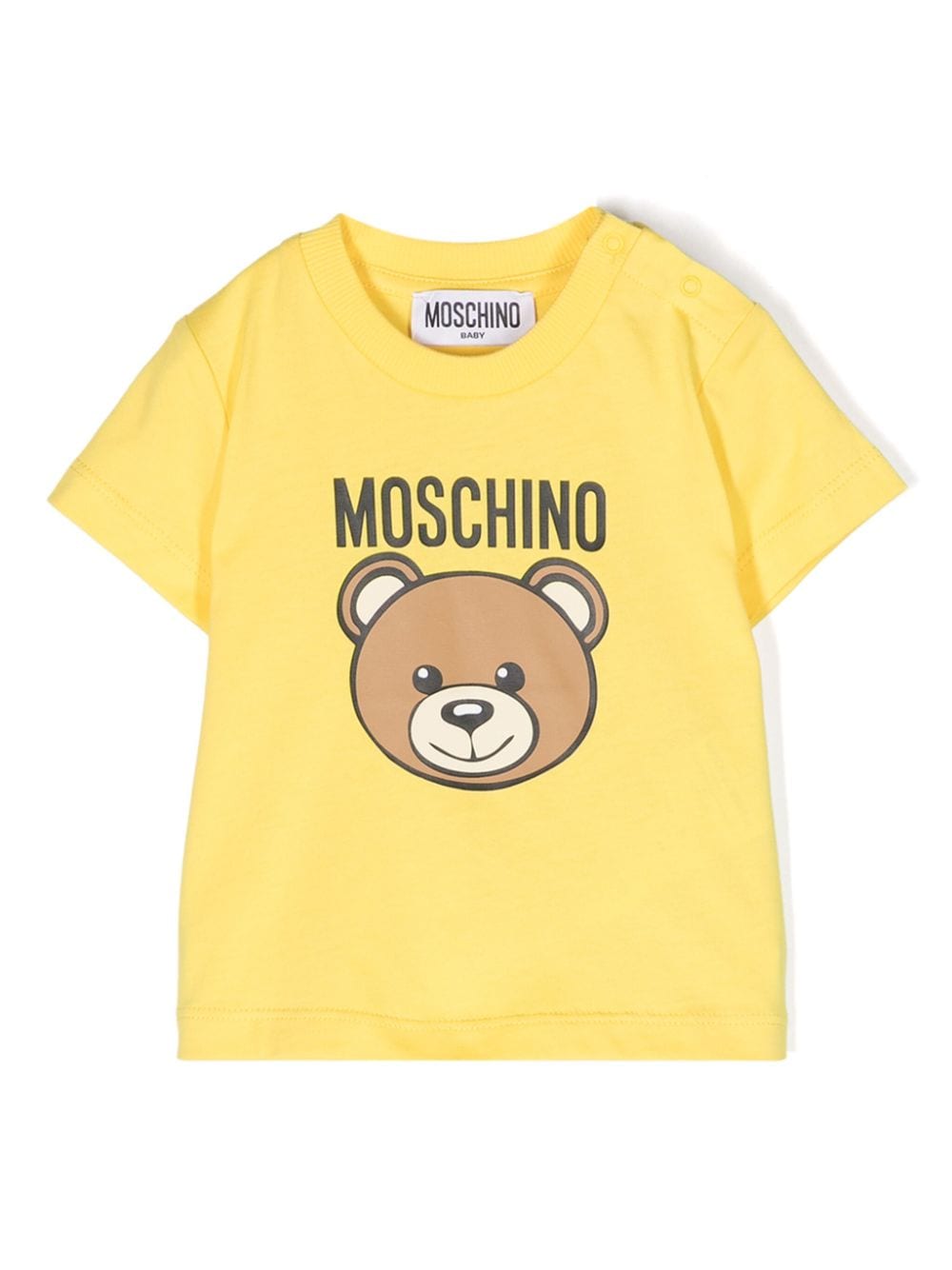 Moschino Kids Teddy Bear cotton T-shirt - Yellow von Moschino Kids