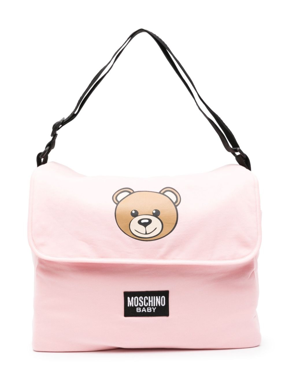 Moschino Kids Teddy Bear cotton changing bag - Pink von Moschino Kids