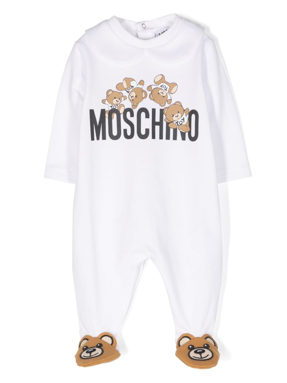 Moschino Kids Teddy Bear cotton pajamas - White von Moschino Kids