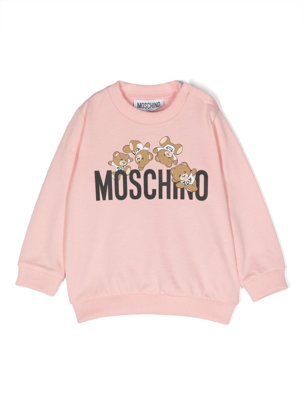 Moschino Kids Teddy Bear cotton sweatshirt - Pink von Moschino Kids