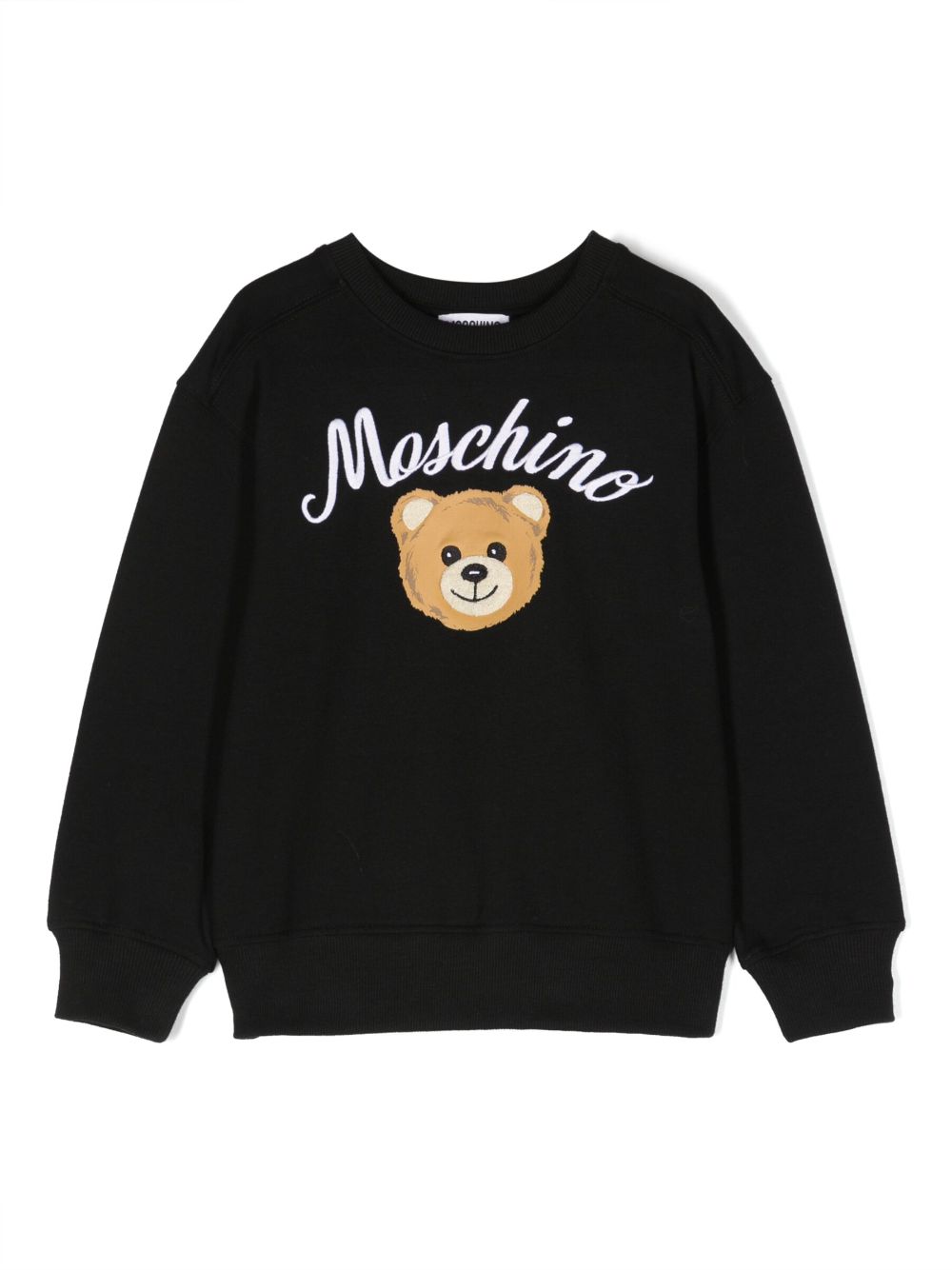 Moschino Kids Teddy Bear crew-neck sweatshirt - Black von Moschino Kids