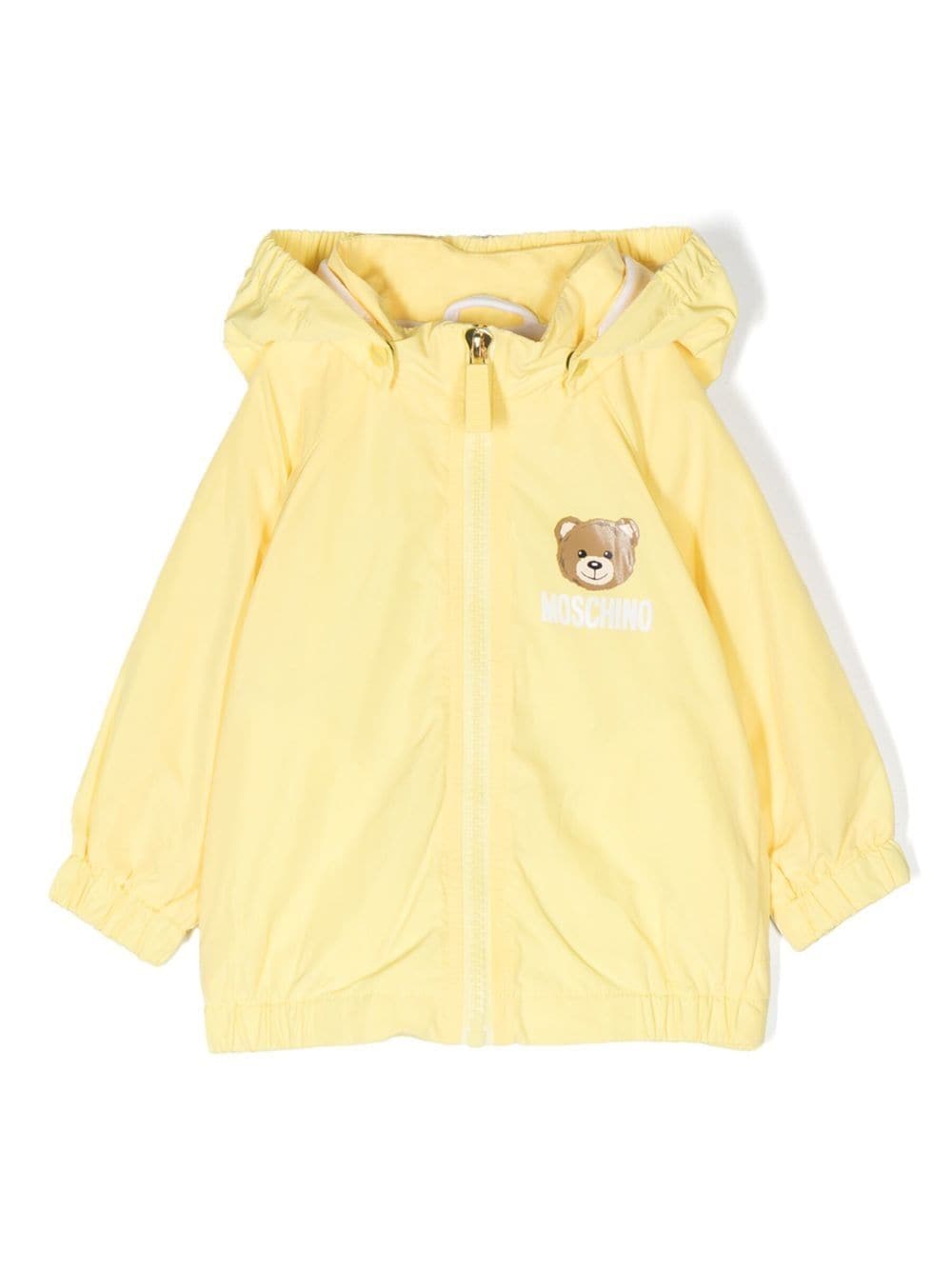 Moschino Kids Teddy Bear hooded jacket - Yellow von Moschino Kids