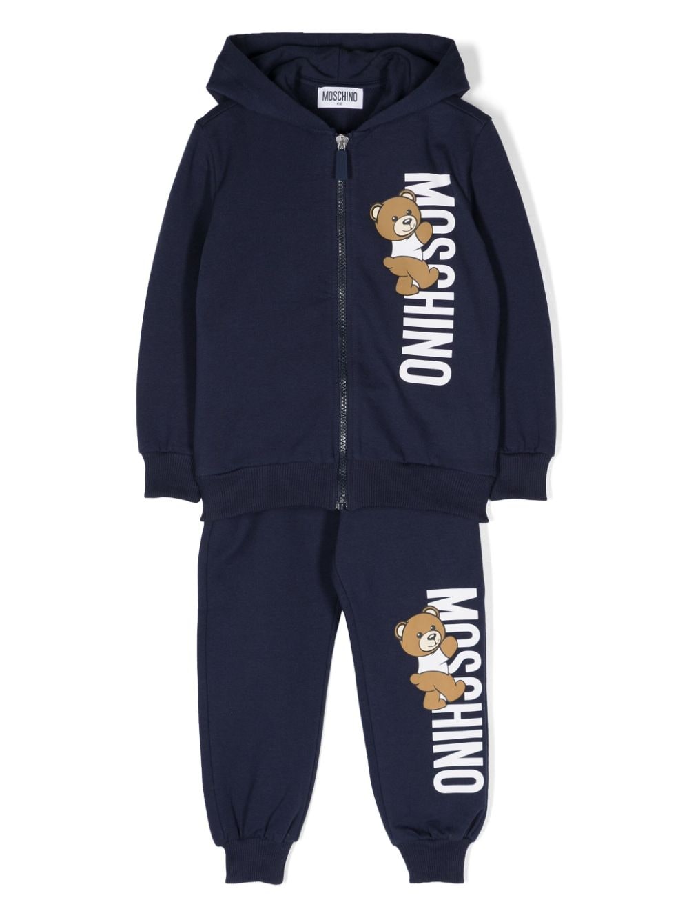 Moschino Kids Teddy Bear logo-print tracksuit - Blue von Moschino Kids