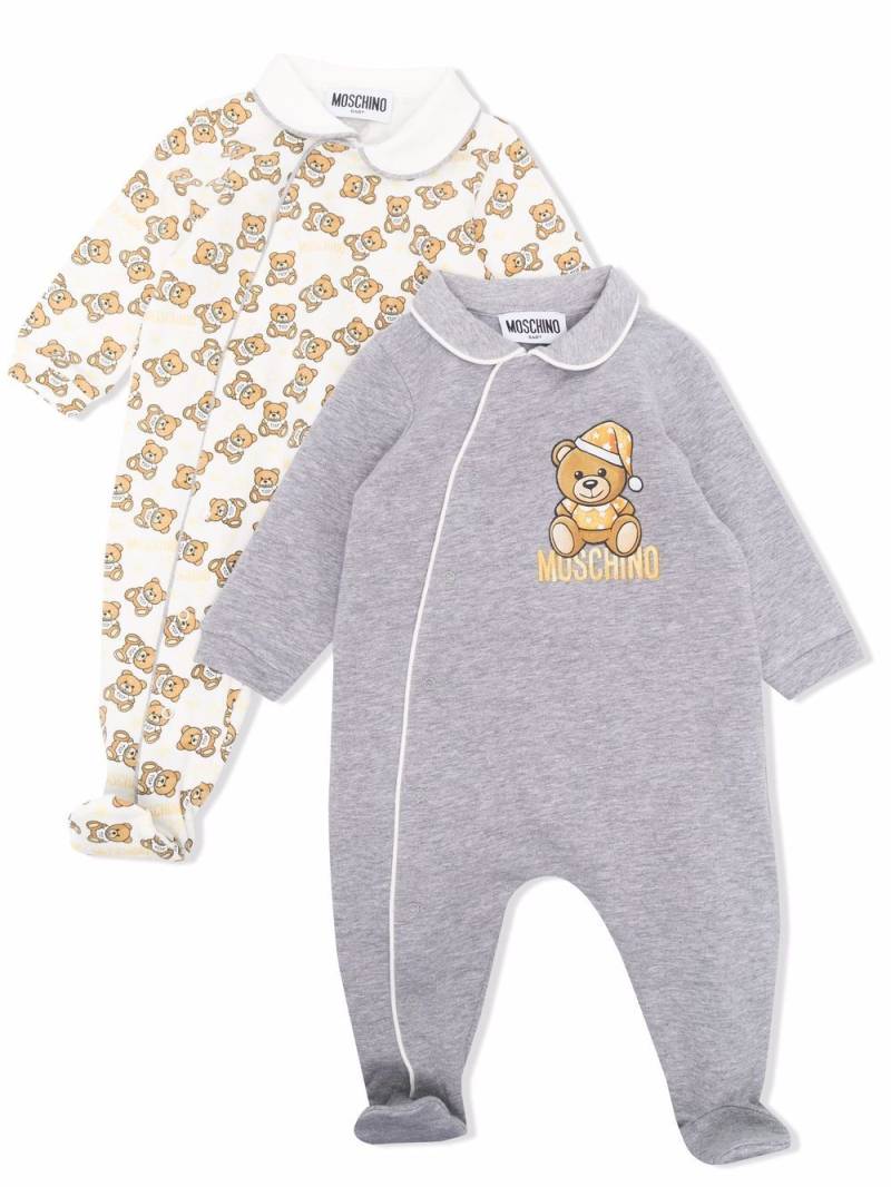 Moschino Kids Teddy Bear motif 2 pack pyjamas - Grey von Moschino Kids