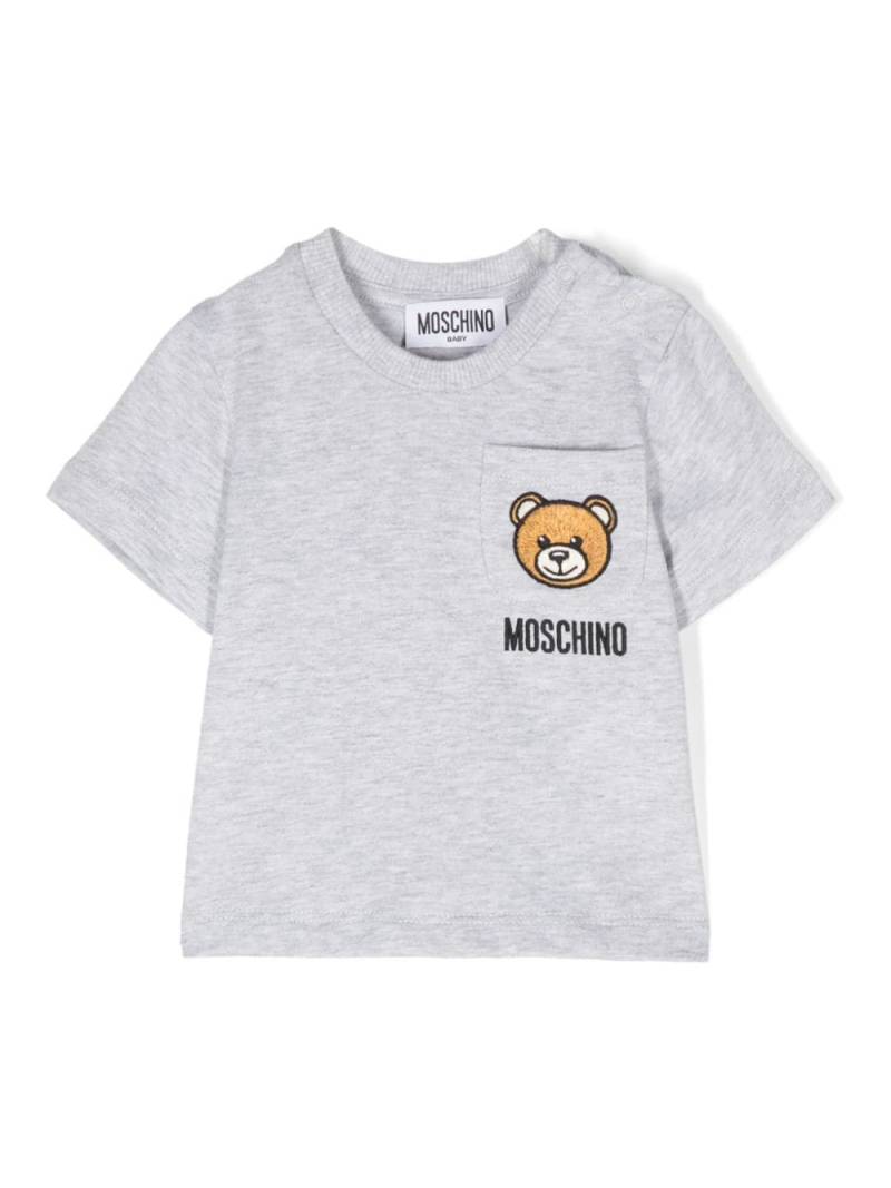 Moschino Kids Teddy Bear-motif T-shirt - Grey von Moschino Kids