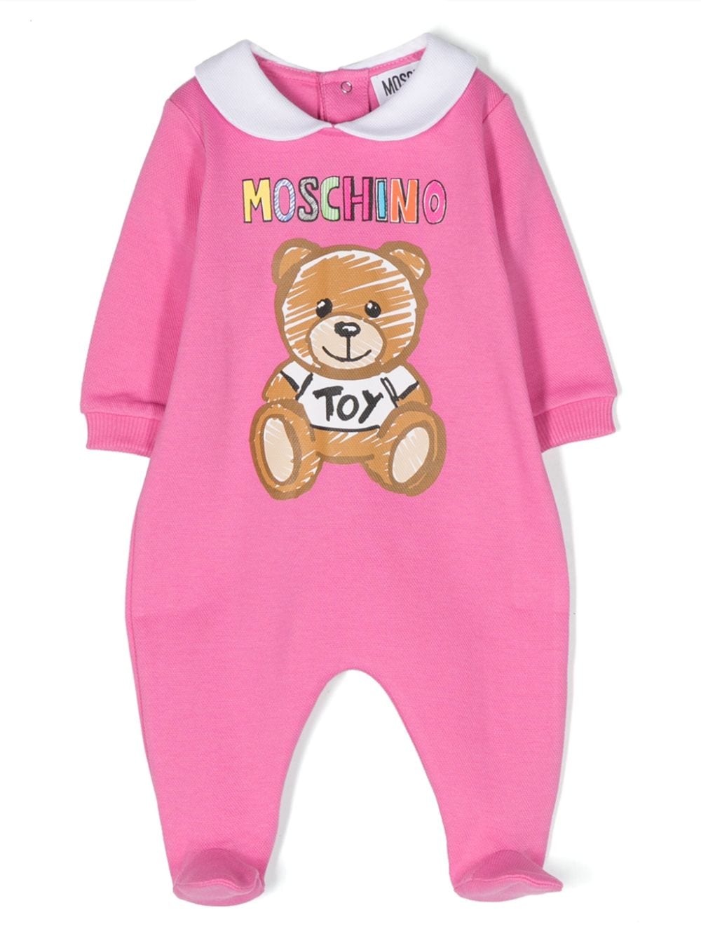 Moschino Kids Teddy Bear-motif cotton pyjamas - Pink von Moschino Kids