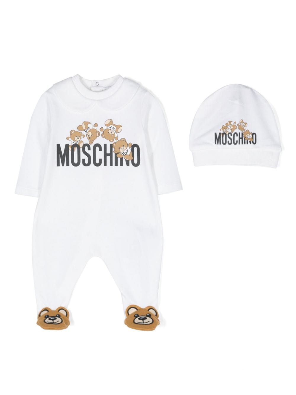 Moschino Kids Teddy Bear-motif pyjamas - White von Moschino Kids