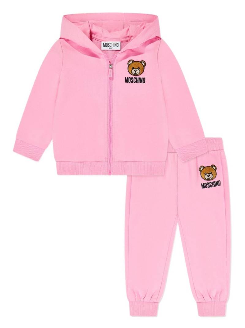 Moschino Kids Teddy Bear-motif tracksuit set - Pink von Moschino Kids