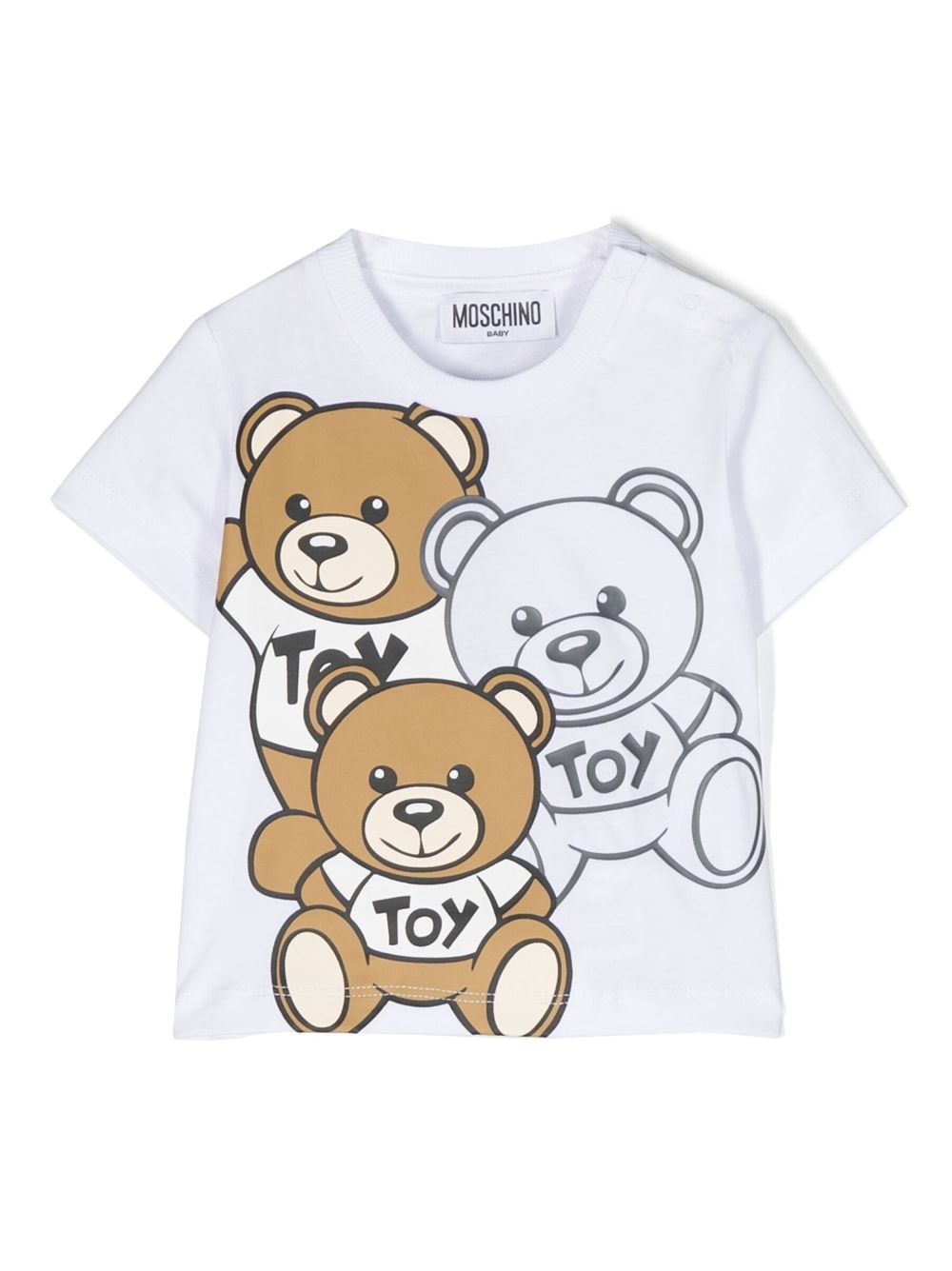 Moschino Kids Teddy Bear-print T-shirt - White von Moschino Kids
