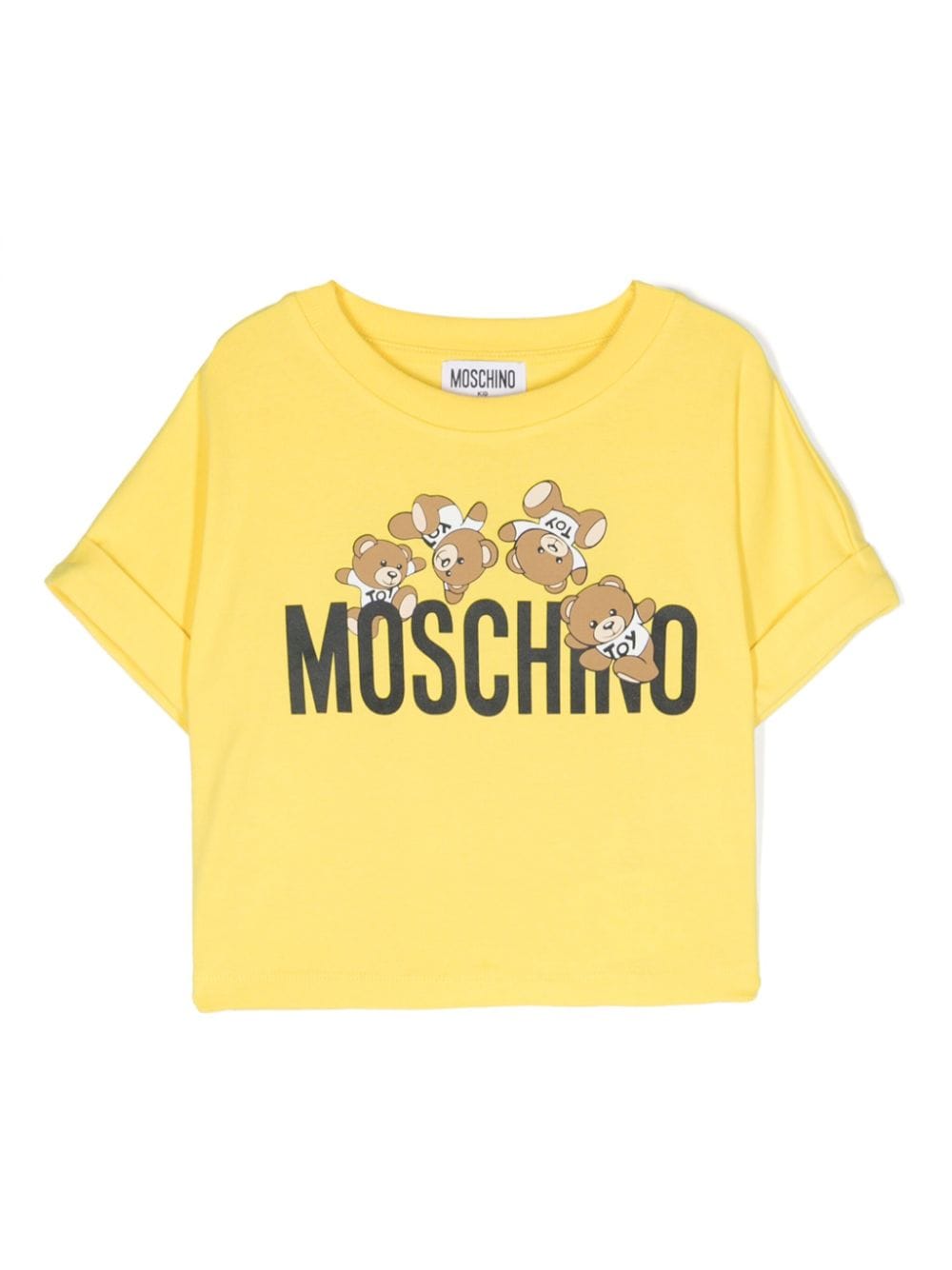 Moschino Kids Teddy Bear-print T-shirt - Yellow von Moschino Kids