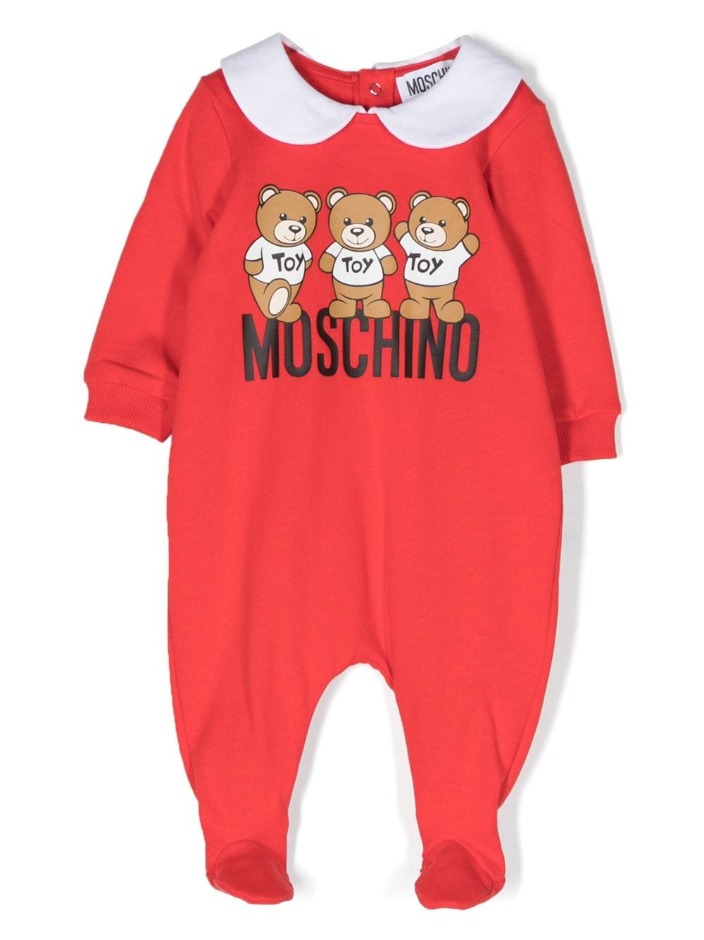 Moschino Kids Teddy Bear print body - Red von Moschino Kids