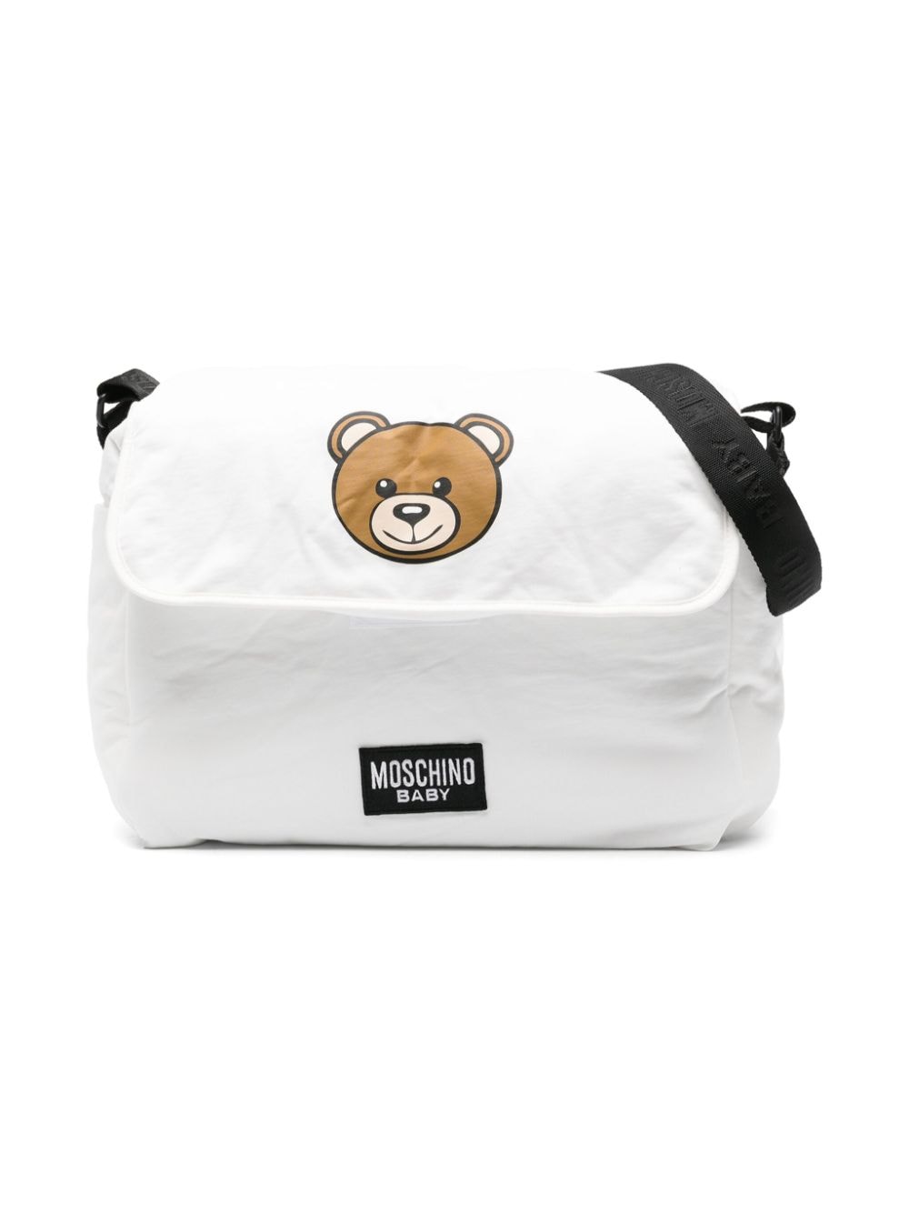 Moschino Kids Teddy Bear-print changing mat and bag set - White von Moschino Kids