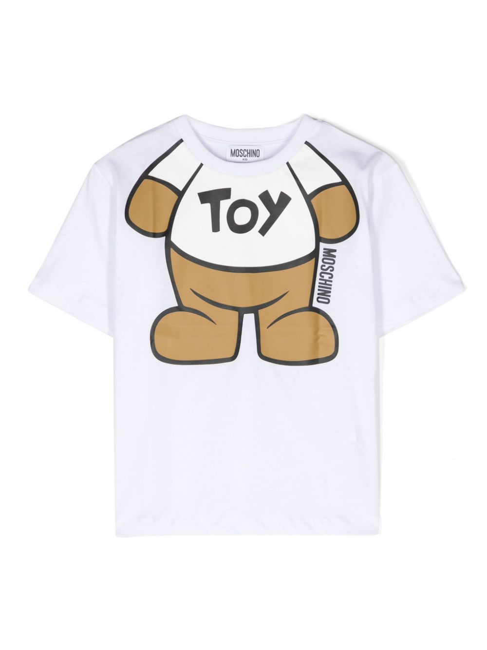 Moschino Kids Teddy Bear-print cotton T-shirt - White von Moschino Kids