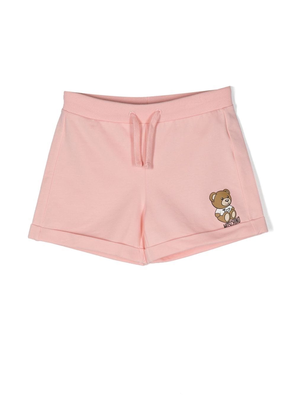 Moschino Kids Teddy Bear-print drawstring shorts - Pink von Moschino Kids