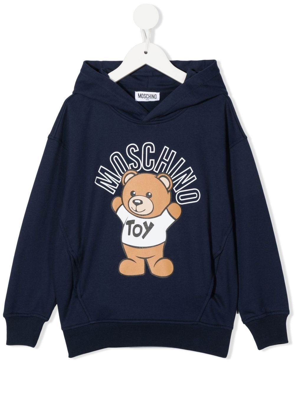 Moschino Kids Teddy Bear-print hoodie - Blue von Moschino Kids