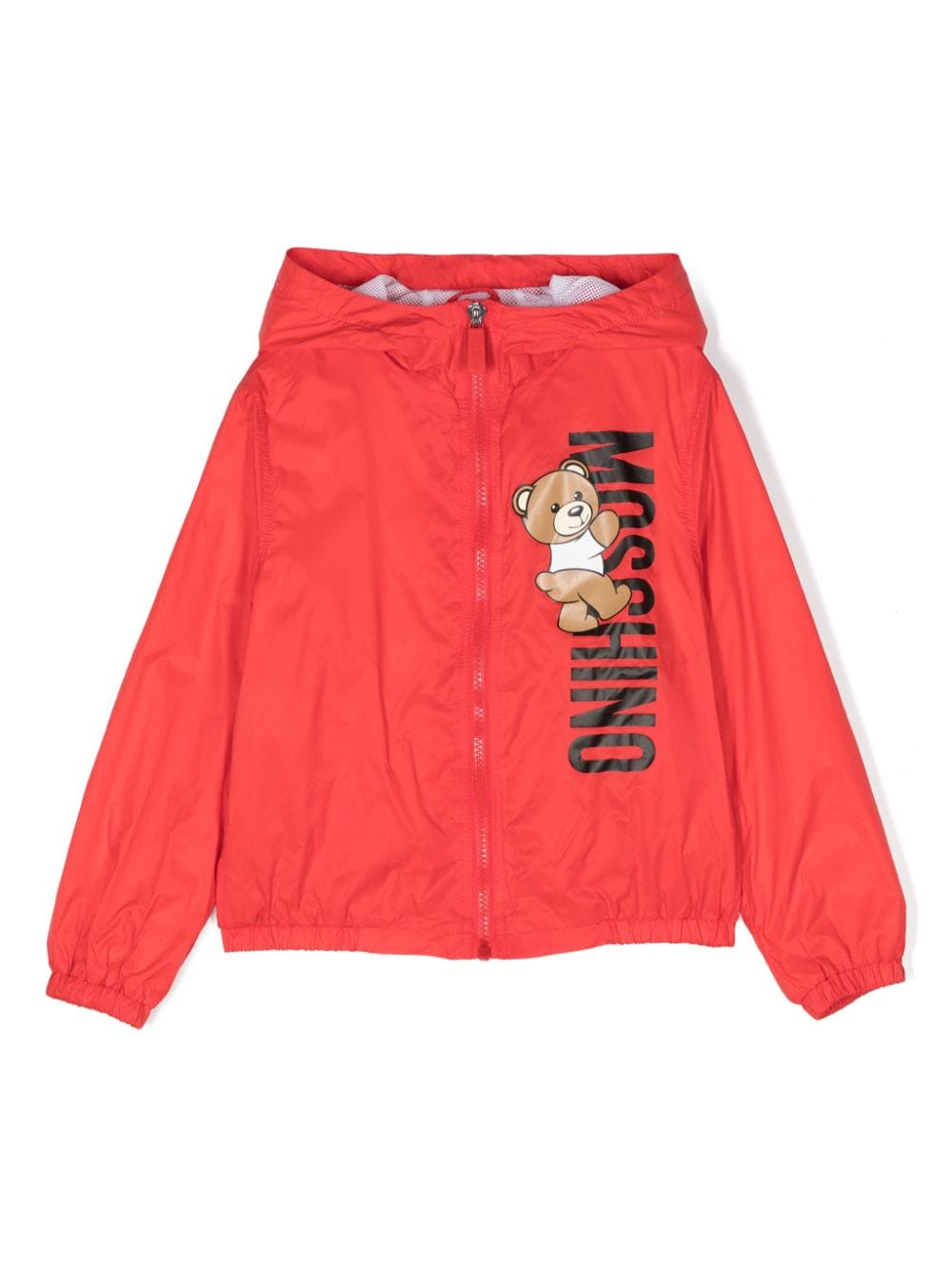 Moschino Kids Teddy Bear-print jacket - Red von Moschino Kids