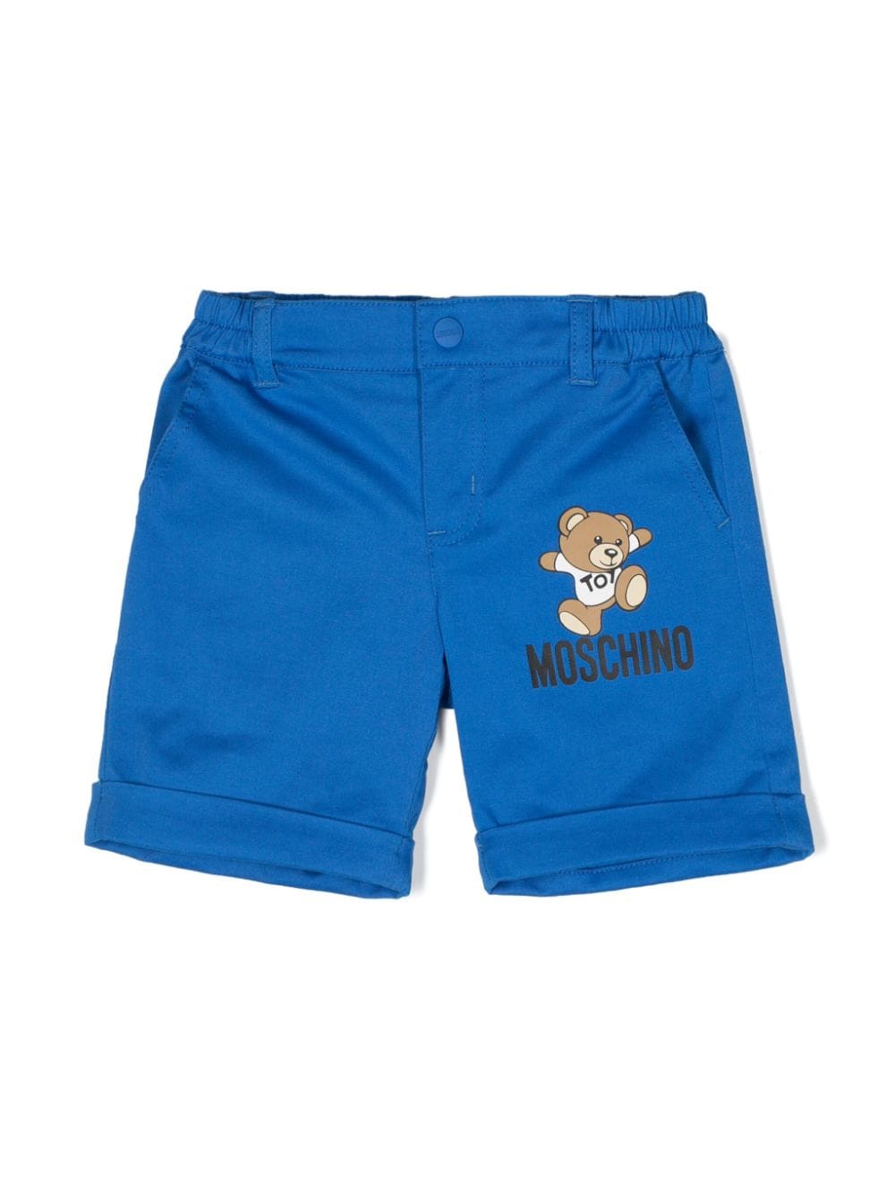 Moschino Kids Teddy Bear-print shorts - Blue von Moschino Kids