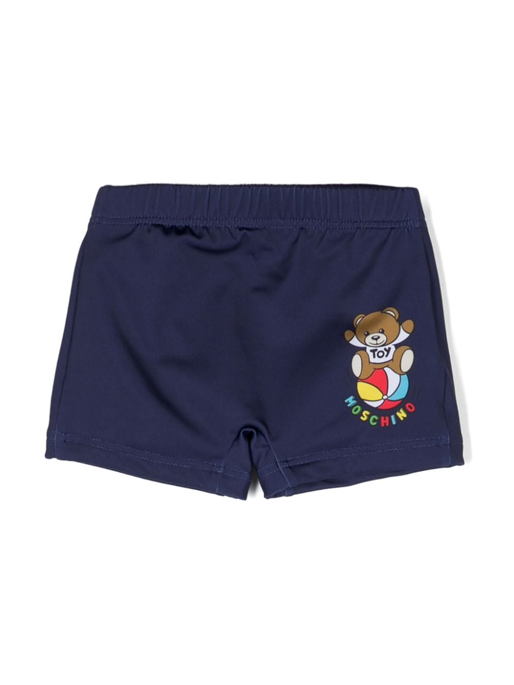 Moschino Kids Teddy Bear-print stretch swim shorts - Blue von Moschino Kids