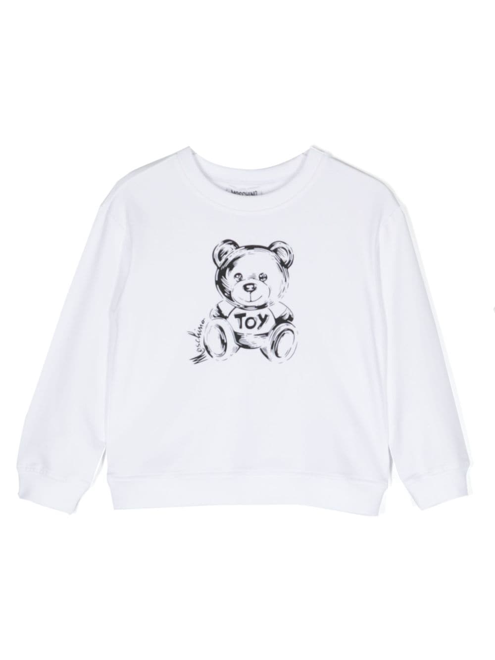 Moschino Kids Teddy Bear-print sweatshirt - White von Moschino Kids