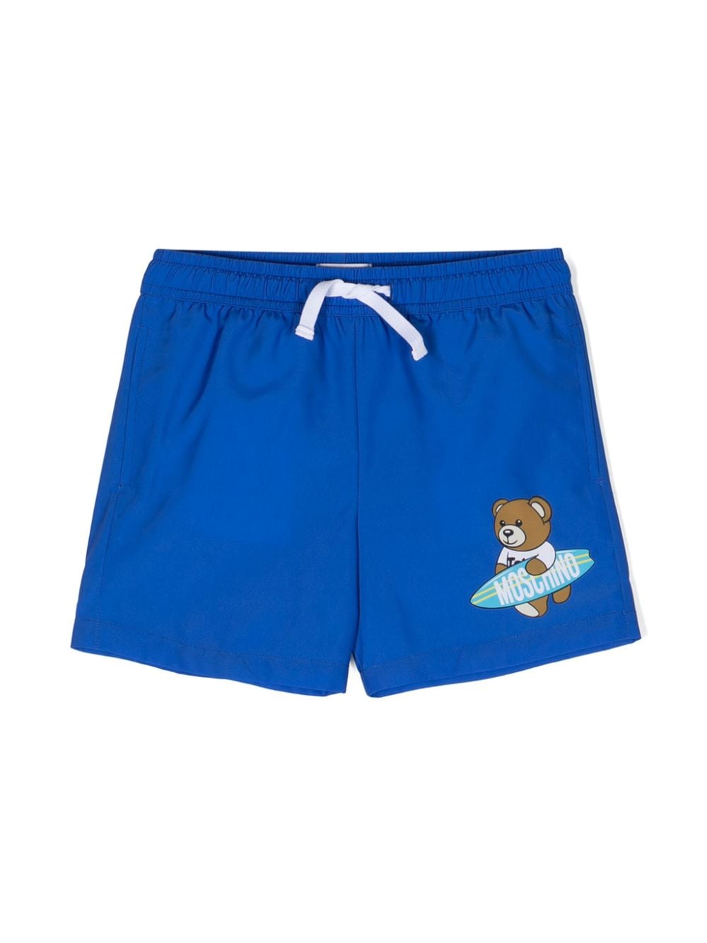 Moschino Kids Teddy Bear-print swim shorts - Blue von Moschino Kids