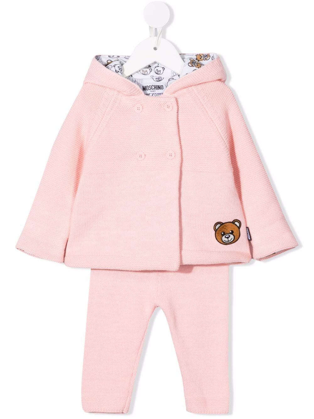 Moschino Kids Teddy Bear print tracksuit - Pink von Moschino Kids