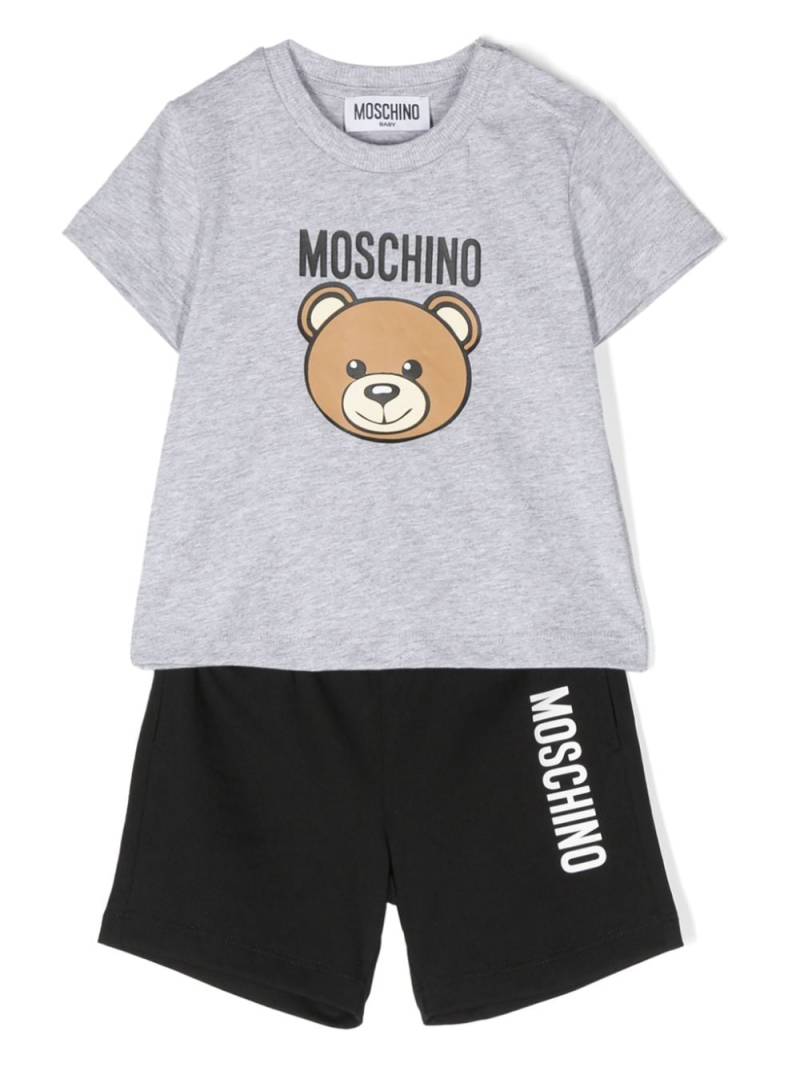 Moschino Kids Teddy Bear-print tracksuit set - Grey von Moschino Kids