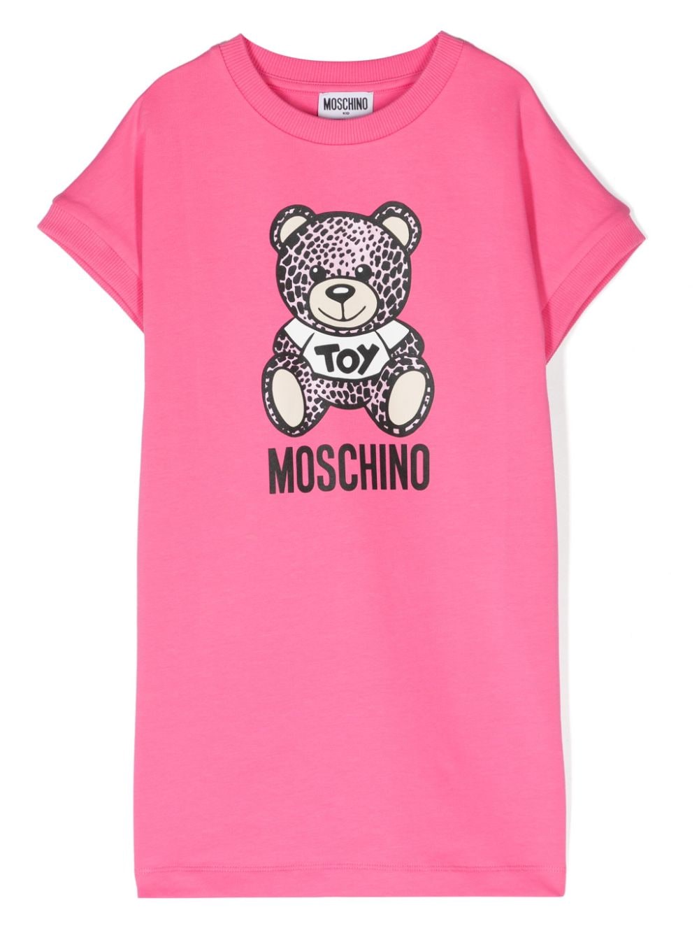 Moschino Kids Teddy Bear printed dress - Pink von Moschino Kids