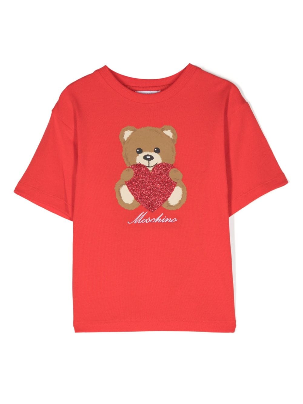 Moschino Kids Teddy Bear short-sleeve T-shirt - Red von Moschino Kids