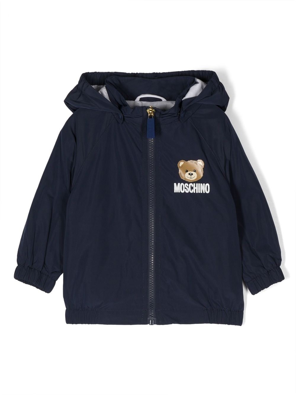 Moschino Kids Teddy Bear zip-up hoodie - Blue von Moschino Kids