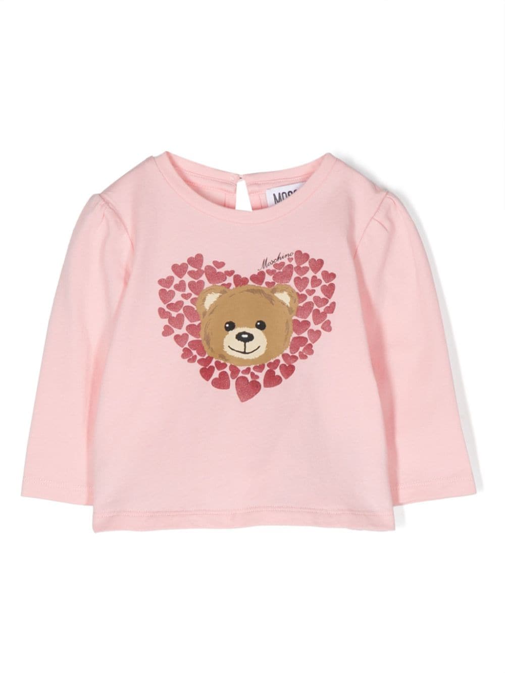 Moschino Kids Teddy bear long-sleeve T-shirt - Pink von Moschino Kids