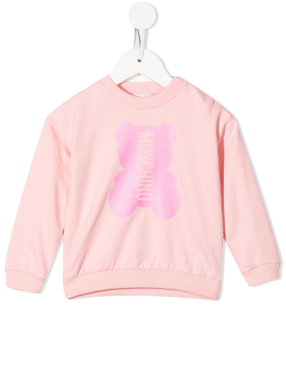 Moschino Kids Teddy logo-print sweatshirt - Pink von Moschino Kids