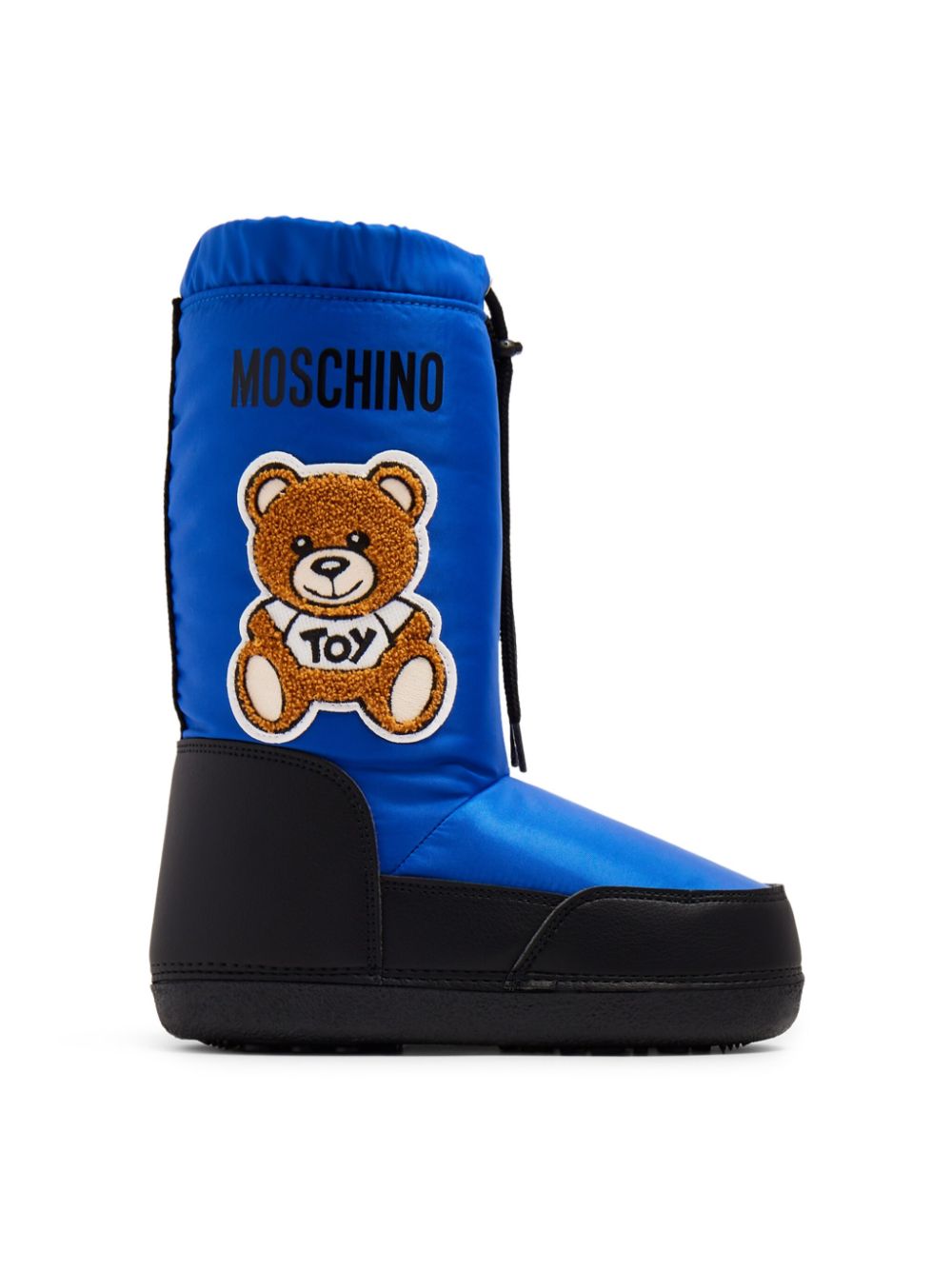 Moschino Kids Teddy padded snow boots - Blue von Moschino Kids