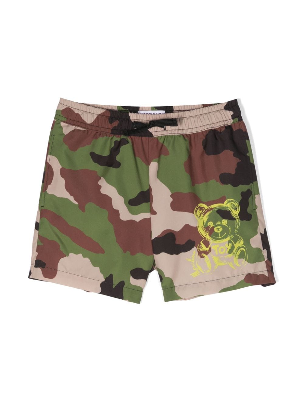 Moschino Kids camouflage-pattern swim shorts - Green von Moschino Kids