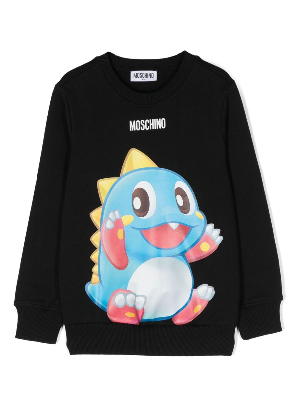 Moschino Kids cartoon-print cotton sweatshirt - Black von Moschino Kids