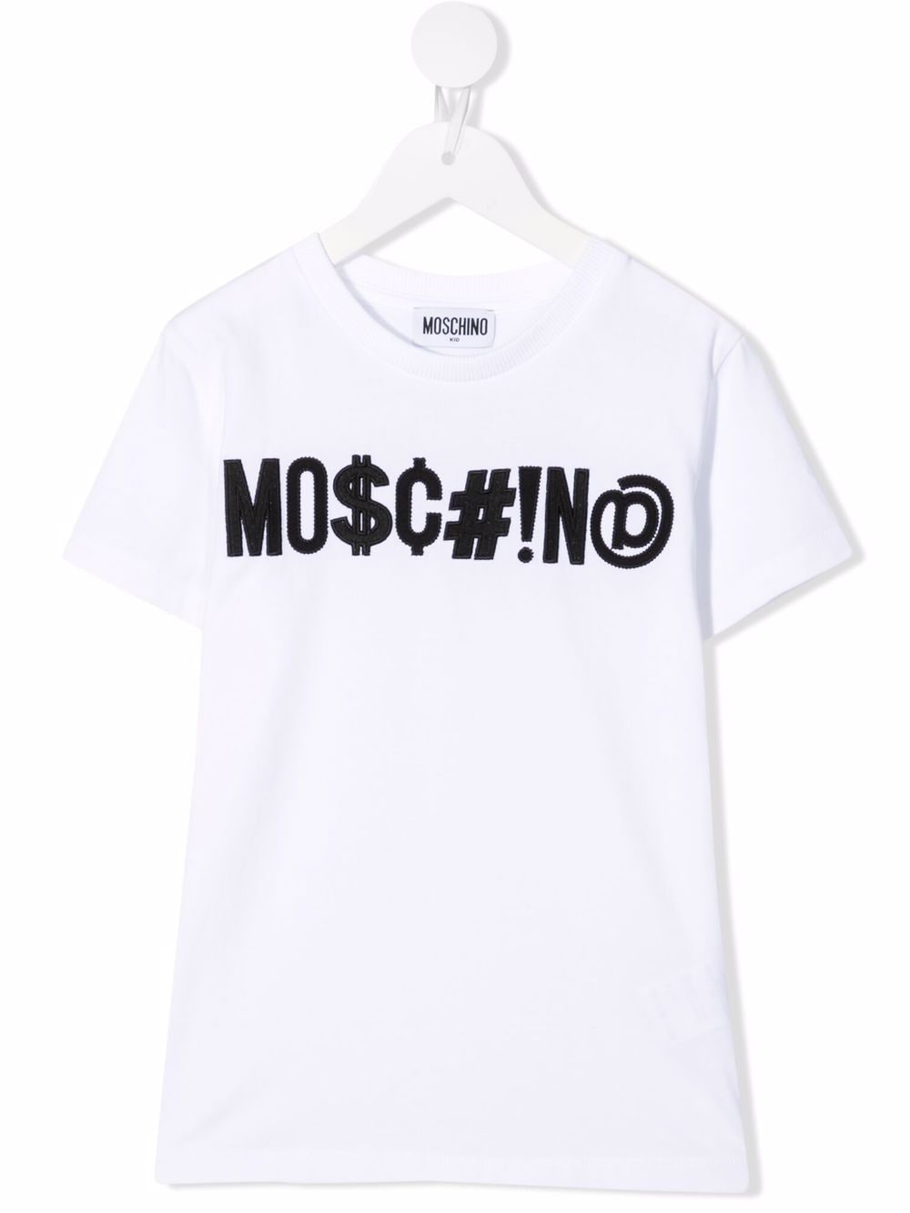 Moschino Kids logo crew-neck T-shirt - White von Moschino Kids