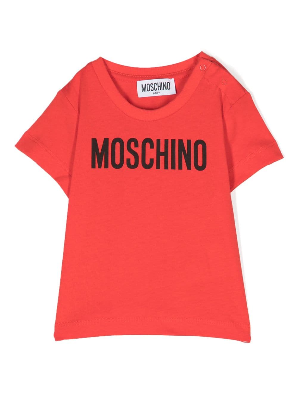 Moschino Kids logo-print T-shirt - Red von Moschino Kids