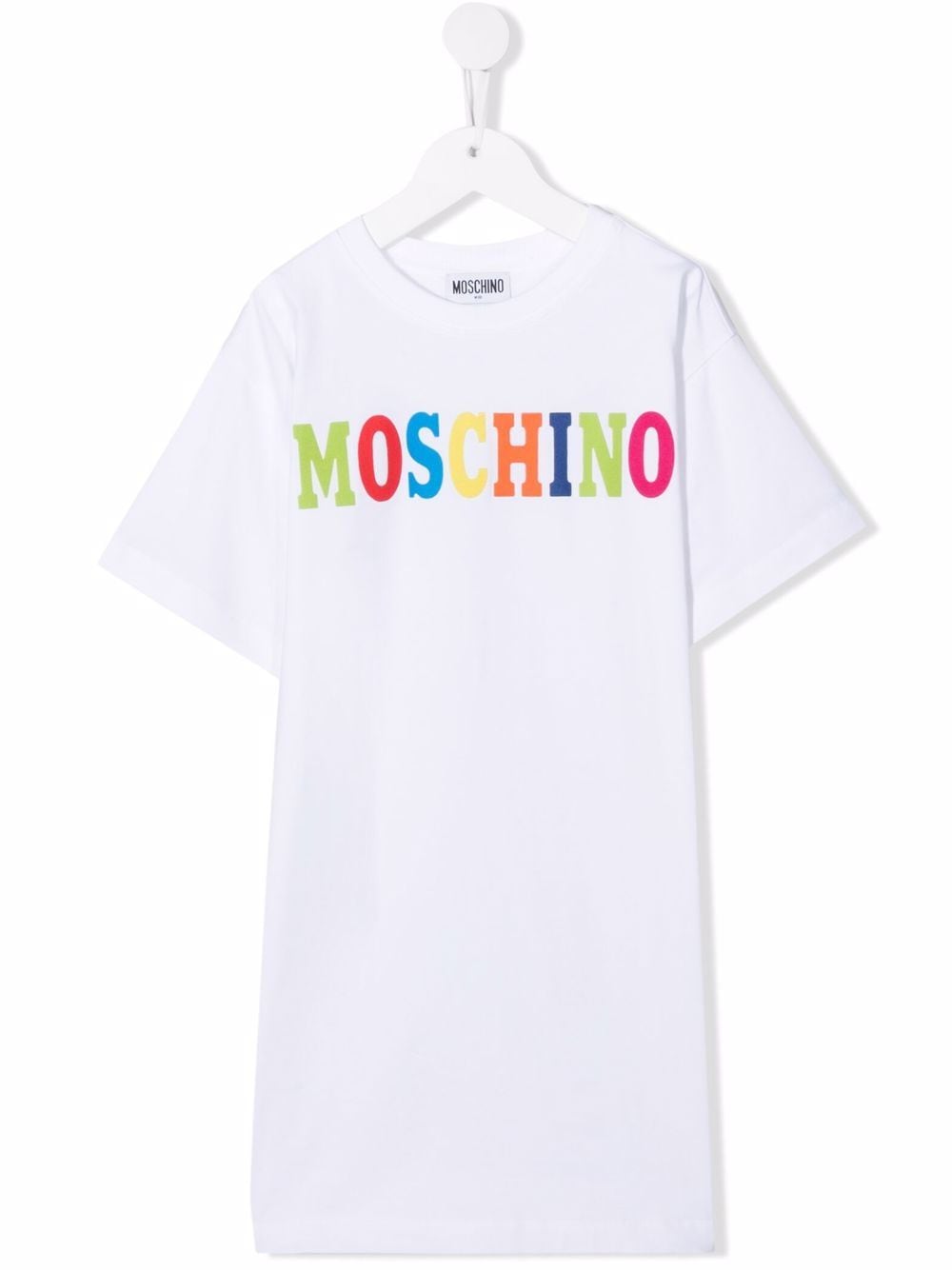 Moschino Kids logo-print T-shirt dress - White von Moschino Kids
