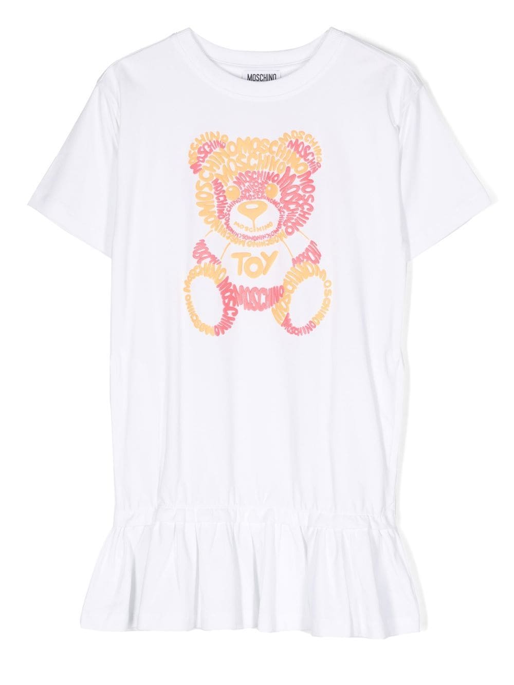 Moschino Kids logo-print T-shirt dress - White von Moschino Kids