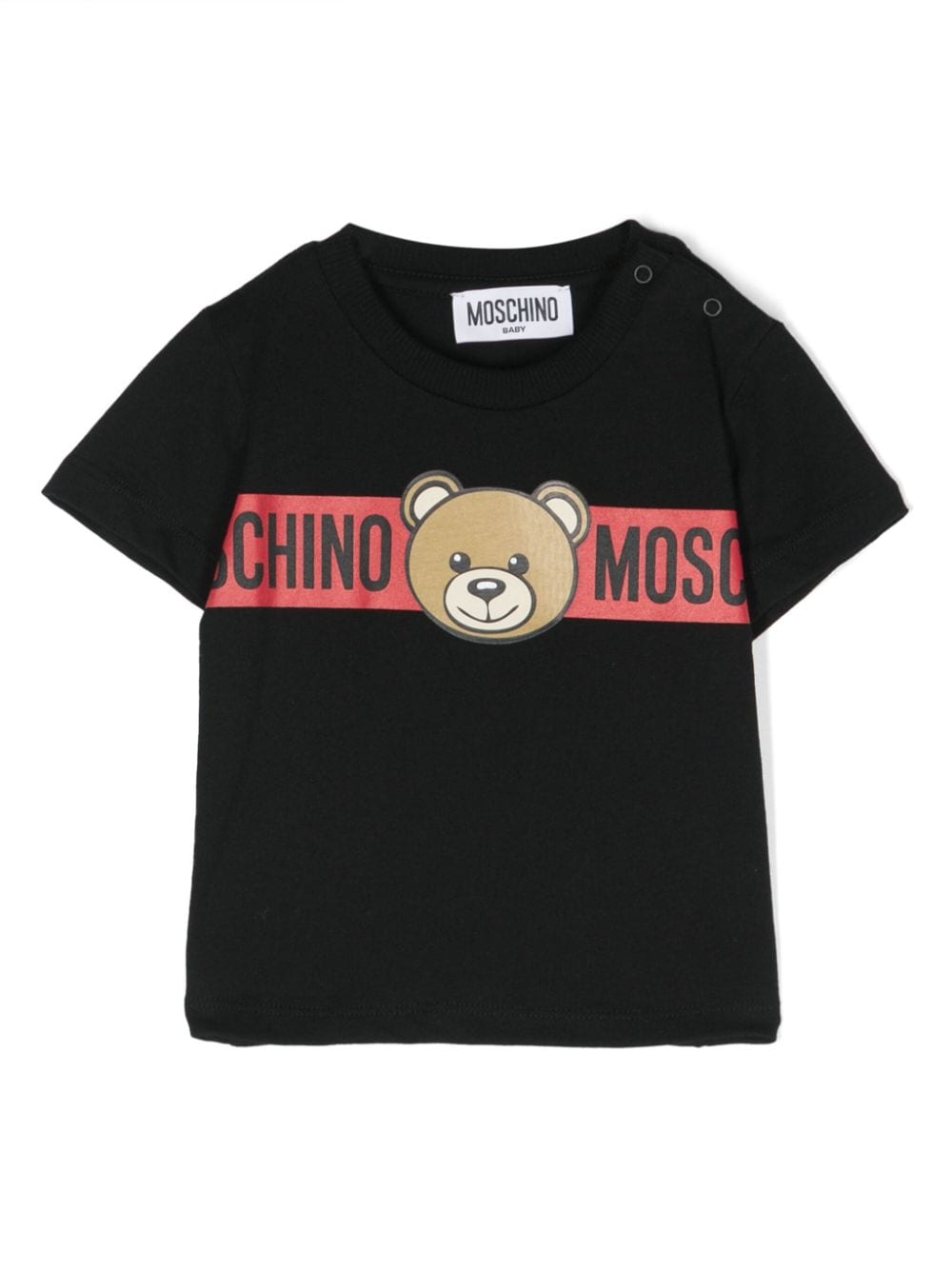 Moschino Kids logo-print cotton T-shirt - Black von Moschino Kids