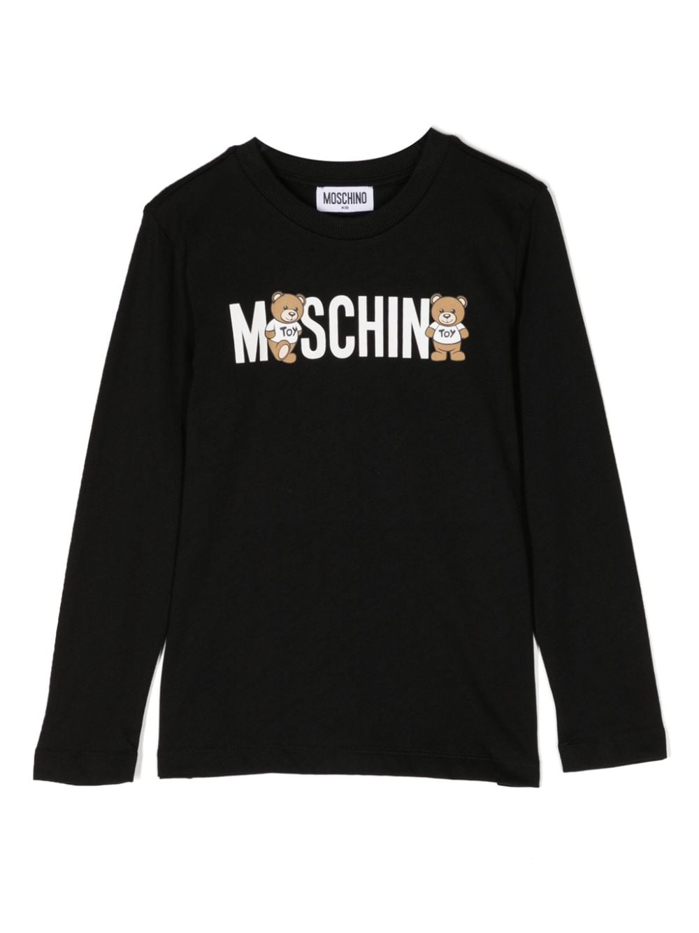 Moschino Kids logo-print cotton T-shirt - Black von Moschino Kids