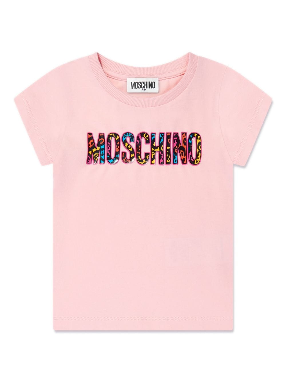 Moschino Kids logo-print cotton T-shirt - Pink von Moschino Kids