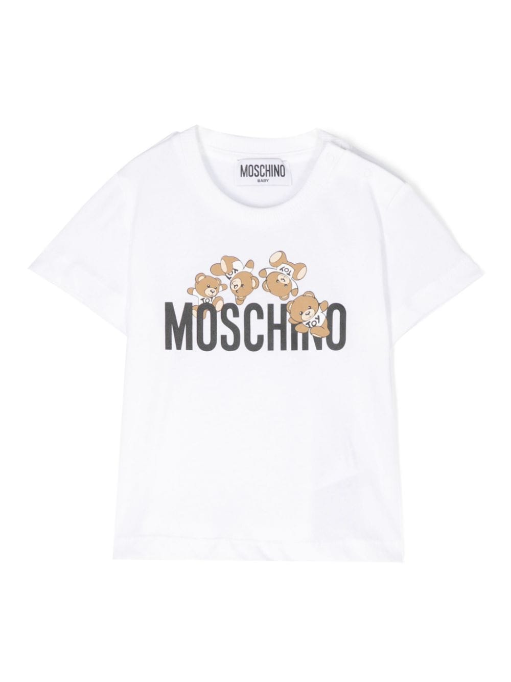 Moschino Kids logo-print cotton T-shirt - White von Moschino Kids