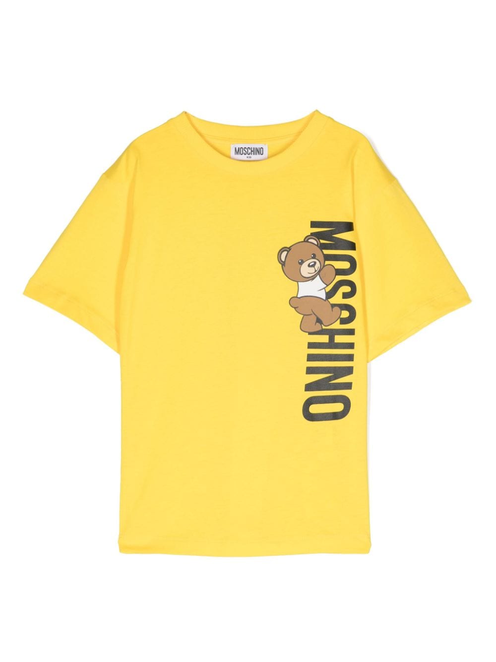 Moschino Kids logo-print cotton T-shirt - Yellow von Moschino Kids